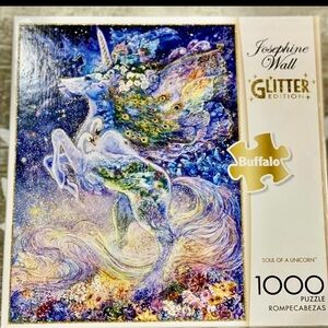 Josephine Wall Glitter Jigsaw Puzzle Soul of a Unicorn 1,000 pieces NEW